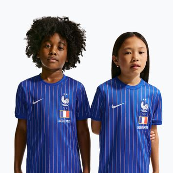 Детска футболна тениска Nike France Pre-Match game royal/university red/white