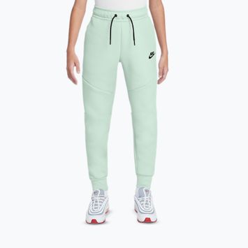 Детски панталони Nike Sportswear Tech Fleece barely green/black/black