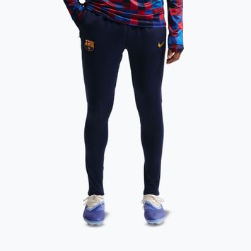 Мъжки футболни панталони Nike FC Barcelona Strike Dri-Fit blackened blue/noble red/yellow