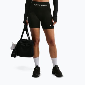 Дамски тренировъчни шорти Nike Pro Seamless High Waisted Biker 5" black/white