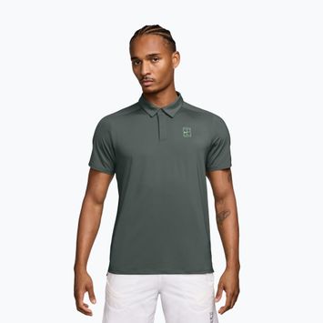 Мъжка тениска поло Nike Court Dri-Fit Advantage camo green/cucumber calm