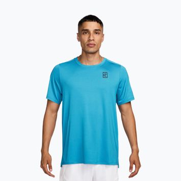 Мъжка тениска Nike Court Dri-Fit Advantage baltic blue/black
