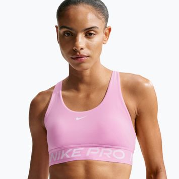 Спортен сутиен Nike Pro 365 pink rise/white