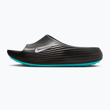 Мъжки чехли Nike ReactX Rejuven8 black/gamma blue/metallic silver