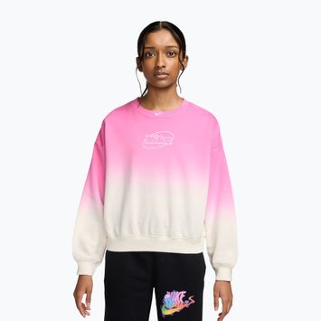 Детски суитшърт Nike Sportswear Studio sail/playful pink/white