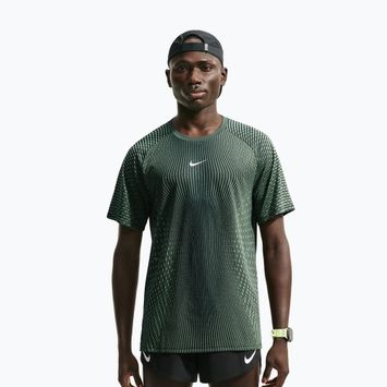 Мъжка тениска за бягане Nike Stride black/light green spark