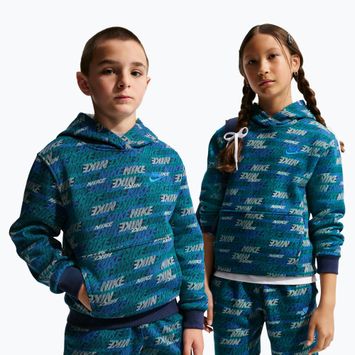 Детски суитшърт Nike Sportswear Club Fleece bright spruce/midnight navy/game royal