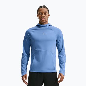 Мъжки суитшърт за тренировка Nike Pro Indigo Storm/Black