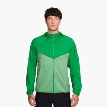 Мъжко яке за бягане Nike Stride green spark