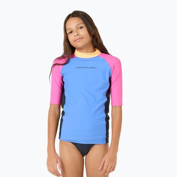 Rip Curl Block Party комплект от 3 части детски бански + тениска тъмно синьо