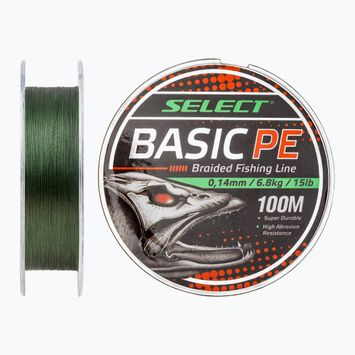 Плетена линия Select Basic PE dark green