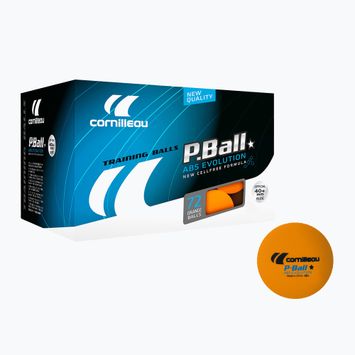 Cornilleau P-Ball* ABS EVOLUTION 72 топчета за тенис на маса. Оранжева
