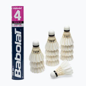 Совалки за бадминтон BABOLAT 4 12 бр. (78) бял 133907