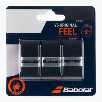 Обвивки за тенис ракети BABOLAT Vs Original X3 черни 653040