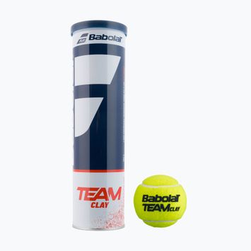 BABOLAT Team Глинени топки за тенис 4 бр. жълти 502080