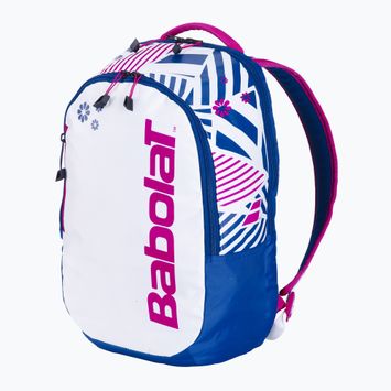 Детска раница за тенис Babolat 14 l white/blue