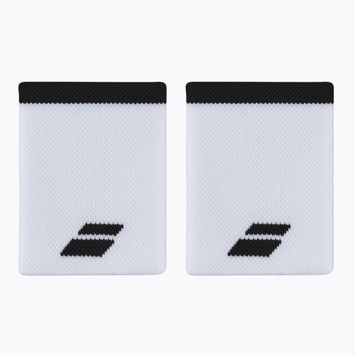 Хавлиен накитник Babolat Logo Jumbo Wristband 2 бр. white/black