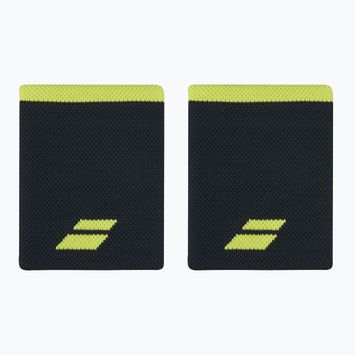 Хавлиен накитник Babolat Logo Jumbo Wristband 2 бр. black/aero