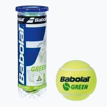 Топки за тенис Babolat Green 3 бр. yellow