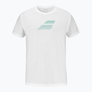 Мъжка тениска Babolat Exercise Big Flag white/white