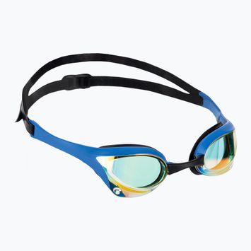 Очила за плуване Cobra Ultra Swipe Mrirror yellow copper/blue