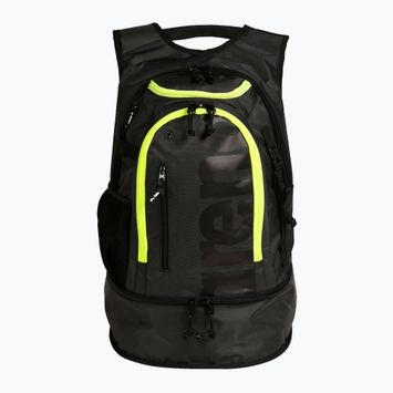 Arena Fastpack 3.0 40 л тъмно дим/неоново жълто раница за плуване