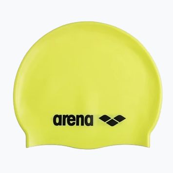 Arena Classic Силиконова светложълта плувна шапка