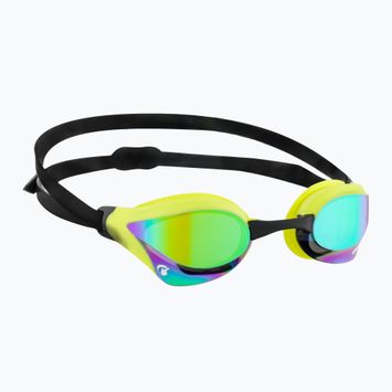 Очила за плуване Arena Cobra Core Swipe Mirror emerald/cyber lime