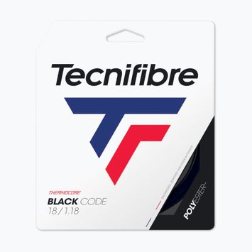 Тенис корда Tecnifibre Black Code 12 м черна 04GBL118XB