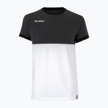 Tecnifibre F1 Stretch мъжка тениска за тенис в черно и бяло 22F1ST