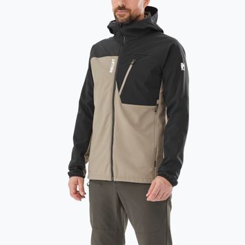 Мъжко софтшел яке Millet Magma Shield Hoodie dorite/ black