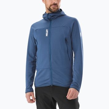 Мъжки потник с качулка Millet Fusion Grid Dark Denim