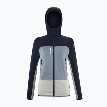 Millet дамски суитшърт Fusion Grid Hoodie foggy dew/saphir
