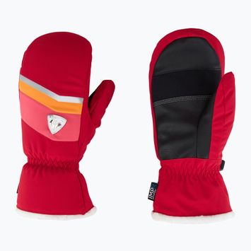 Дамски скиорски ръкавици Rossignol New Piste M ruby red
