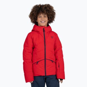 Детско скиорско яке Rossignol Boy Siz sports червено