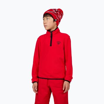 Детски суитшърт Rossignol Jr Strawpile Fleece Fz sports red