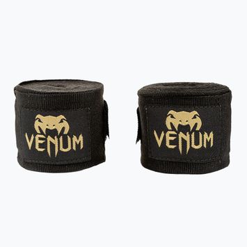 Venum Kontact 450 cm черни/златни боксови превръзки