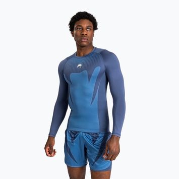 Мъжки Venum Attack Rashguard тренировъчен с дълъг ръкав тъмносин