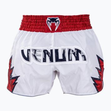 Venum Inferno Мъжки шорти за тренировки по муай тай бяло/червено
