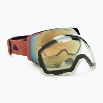 Очила за сноуборд Quiksilver Greenwood S3 black redwood / clux gold mi