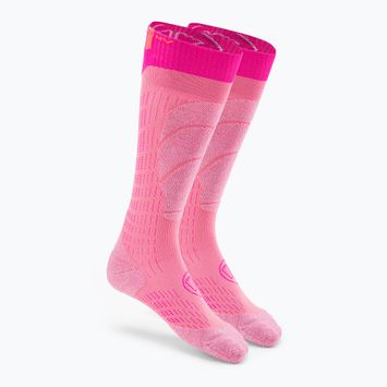 Детски чорапи SIDAS Ski Merino розови CSOSKMEJR22_PIPU