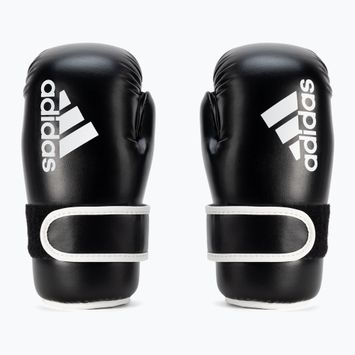 Adidas Point Fight Боксови ръкавици Adikbpf100 черно и бяло ADIKBPF100