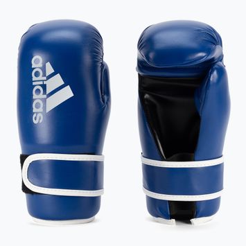 adidas Point Fight боксови ръкавици Adikbpf100 синьо и бяло ADIKBPF100