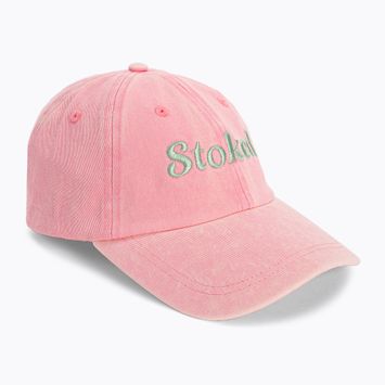 Дамска бейзболна шапка Billabong Stacked pink sunset