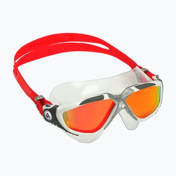 Aquasphere Vista бяла/червена/червена титаниева огледална маска за плуване MS5600915LMR