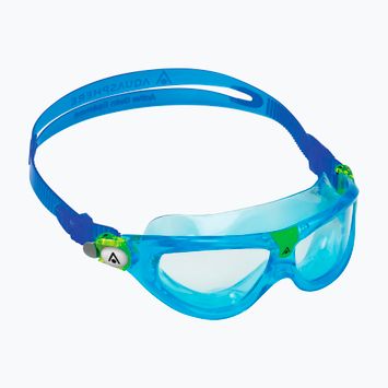 Детска маска за плуване Aquasphere Seal Kid 2 тюркоазена/синя/прозрачна MS5614340LC