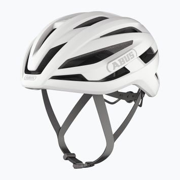 ABUS StormChaser Ace велосипедна каска флийс бяла