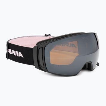 Очила за ски Alpina Double Jack Mag Q-Lite black/rose matt/mirror black