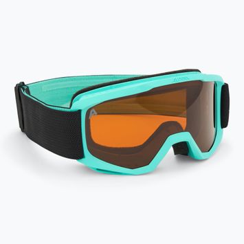 Детски предпазни ски очила Alpina Piney aqua matt/ orange