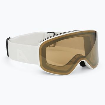Детски предпазни ски очила Alpina Fernie Q-Lite white matt/ gold